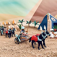 ägyptischem Streitwagen aus Playmobil
