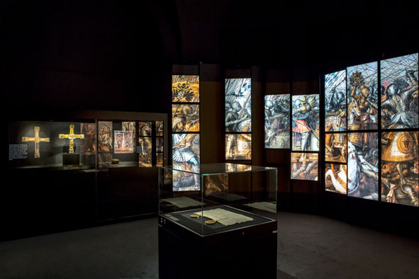 Blick in die Habsburger-Ausstellung