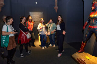 Instawalk durch die Sonderausstellung "Superheroes" während des Content Creator-Events #createlikeahero2026.