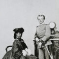 Kaiserin Elisabeth mit ihrem Lieblingsbruder Carl Theodor Herzog in Bayern (1839–1909).
