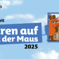 Maus-Türöffner-Tag 2025 Banner für die Aktion "Türen auf mit der Maus 2025" vom WDR.