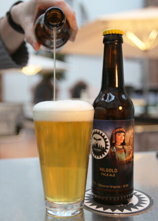 Nilgold Pale Ale "Nilgold" zur Ausstellung "Caesar & Kleopatra".