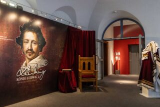 Eingangszone der Ausstellung "König Ludwig I. – Sehnsucht Pfalz".