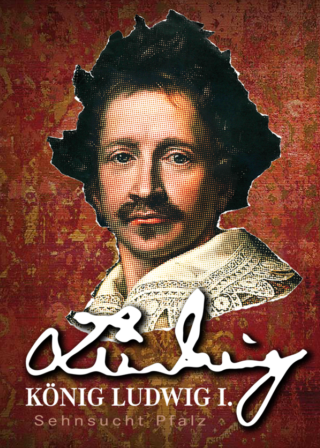 Plakatmotiv der Ausstellung "König Ludwig I".