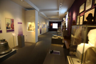 Blick in die Ausstellung "Luther, die Protestanten und die Pfalz".