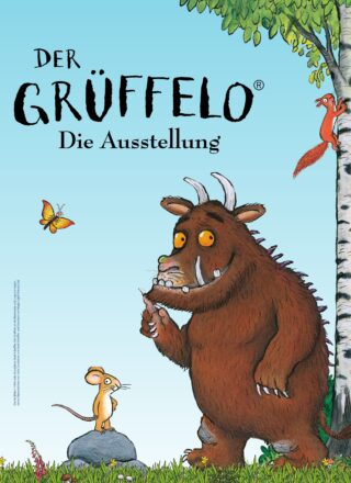 Grueffelo Plakat A3 2019 ohne Logos Plakatmotiv der Ausstellung.