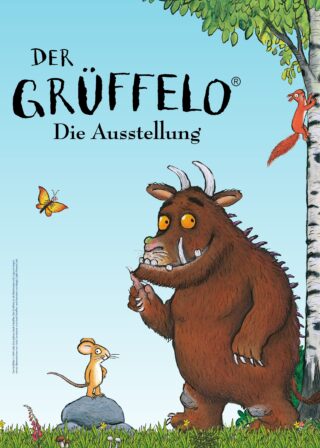 Plakatmotiv der Ausstellung "Der Grüffelo".