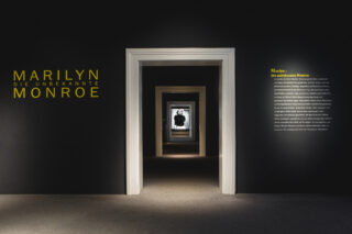 Eingangsbereich der Ausstellung "Marilyn Monroe".